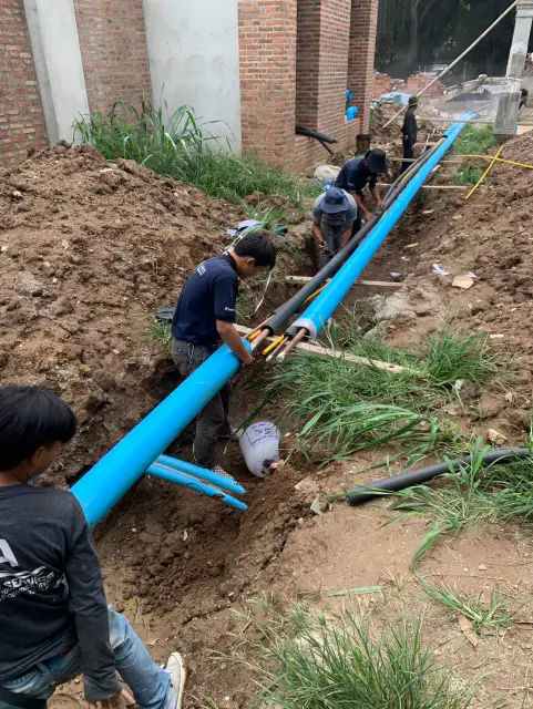 งานระบบปรับอากาศอาคาร ภาพหน้างานที่ 2