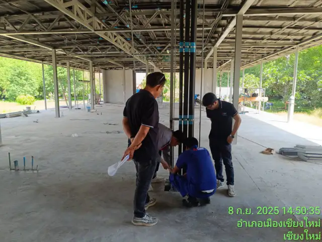 งานระบบปรับอากาศอาคาร ภาพหน้างานที่ 8