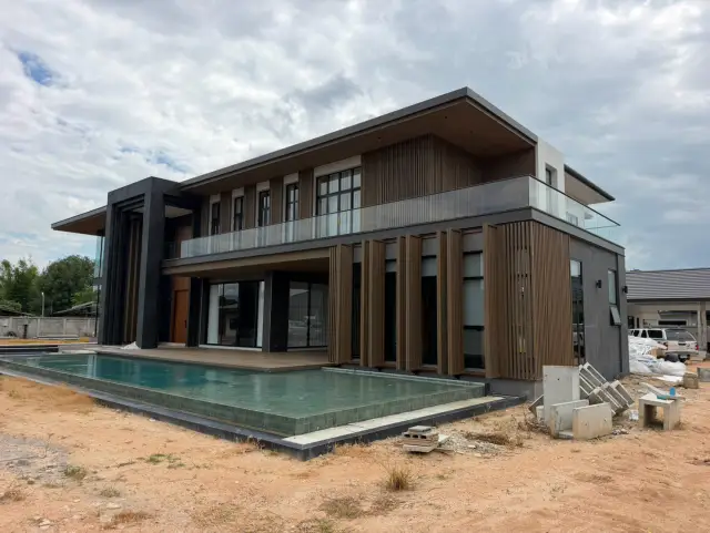 บ้านสองชั้น บ้านฝาง ภาพหน้างานที่ 1
