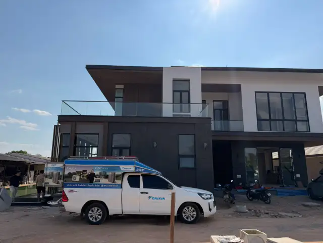 บ้านสองชั้น บ้านฝาง ภาพหน้างานที่ 9