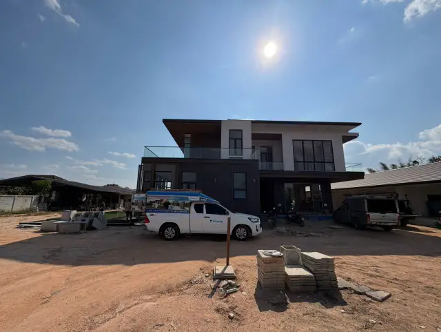 บ้านสองชั้น บ้านฝาง ภาพหน้างานที่ 10