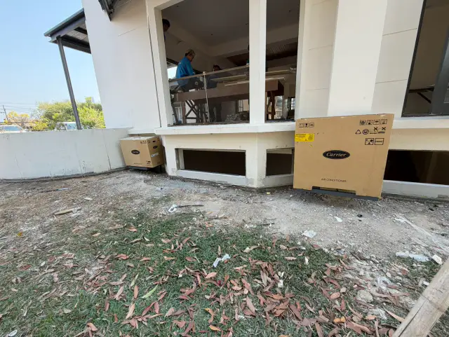 บ้านชั้นเดียว ระบบ VRF ภาพหน้างานที่ 4