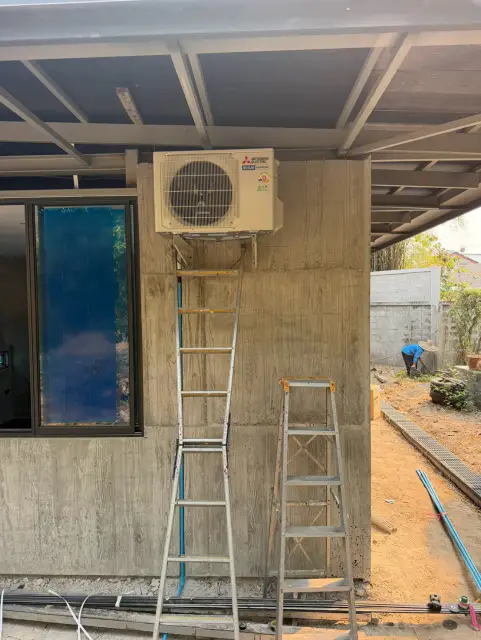 บ้านชั้นเดียว ระบบ VRF ภาพหน้างานที่ 13