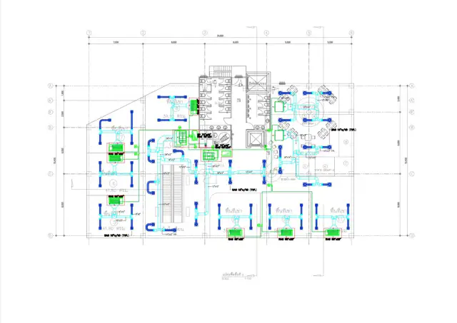 งานออกแบบระบบ VRV ภาพหน้างานที่ 3