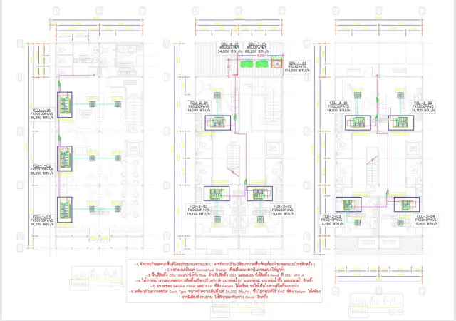 งานออกแบบระบบ VRV ภาพหน้างานที่ 6
